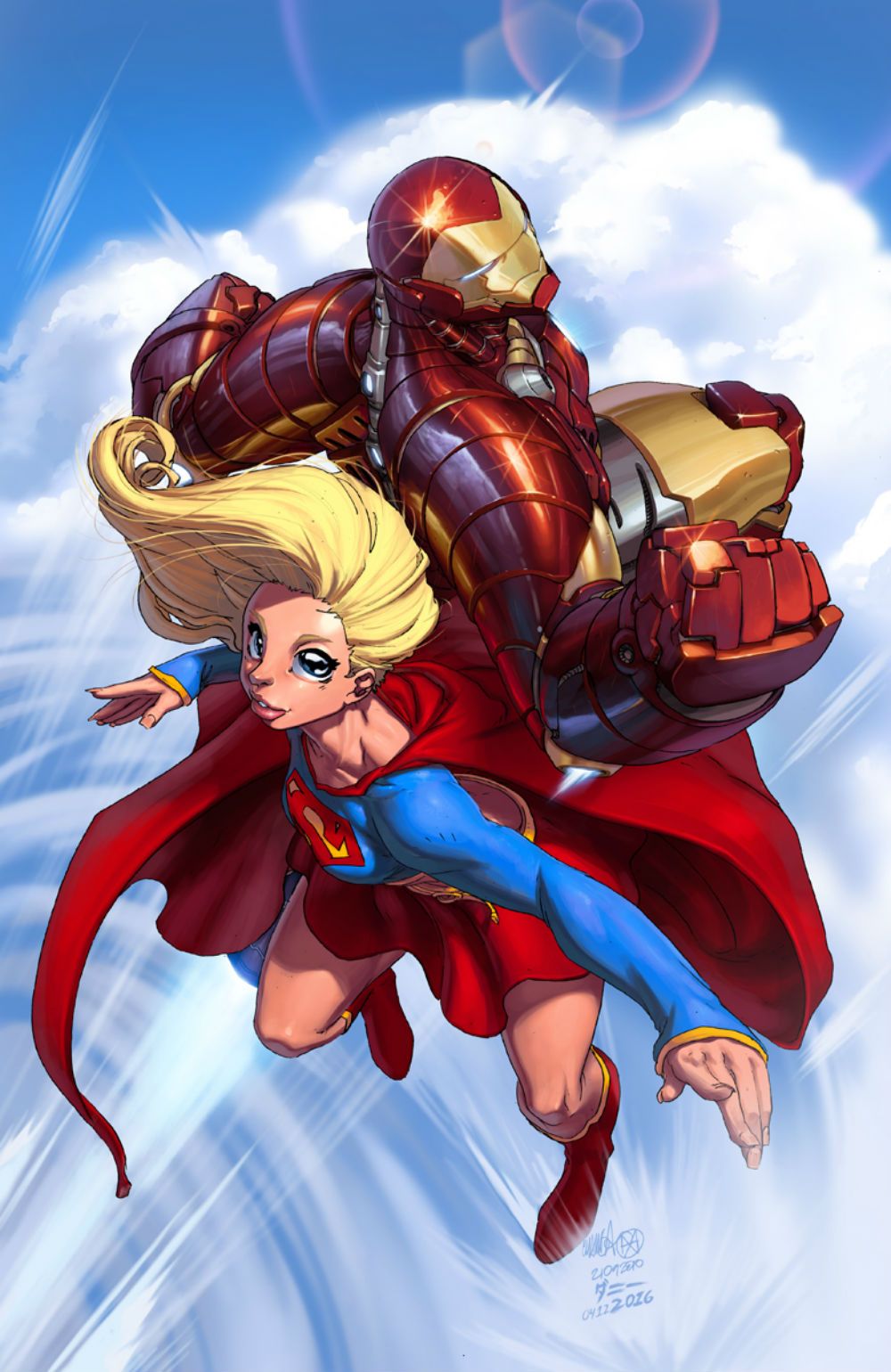 Supergirl &amp; Iron Man