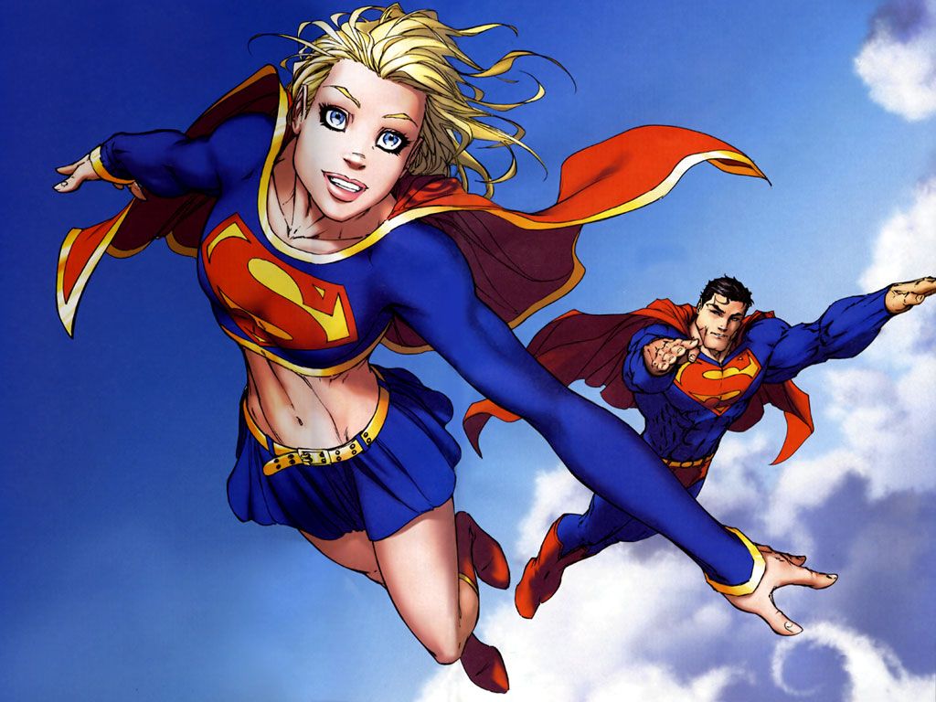 Supergirl bare midriff