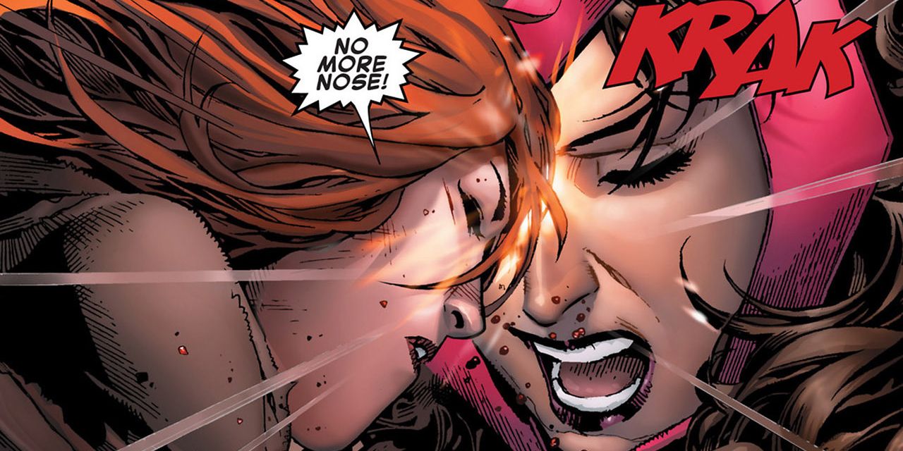 hope summers scarlet witch nose