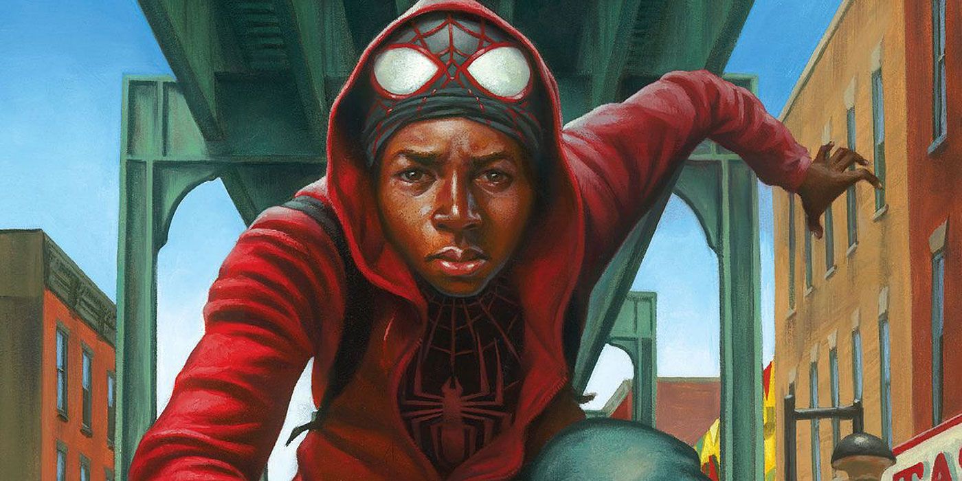 miles morales on the cover of his comic
