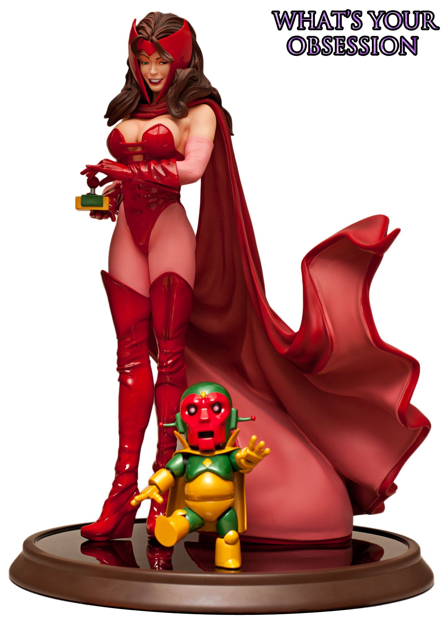 scarlet witch vision statue