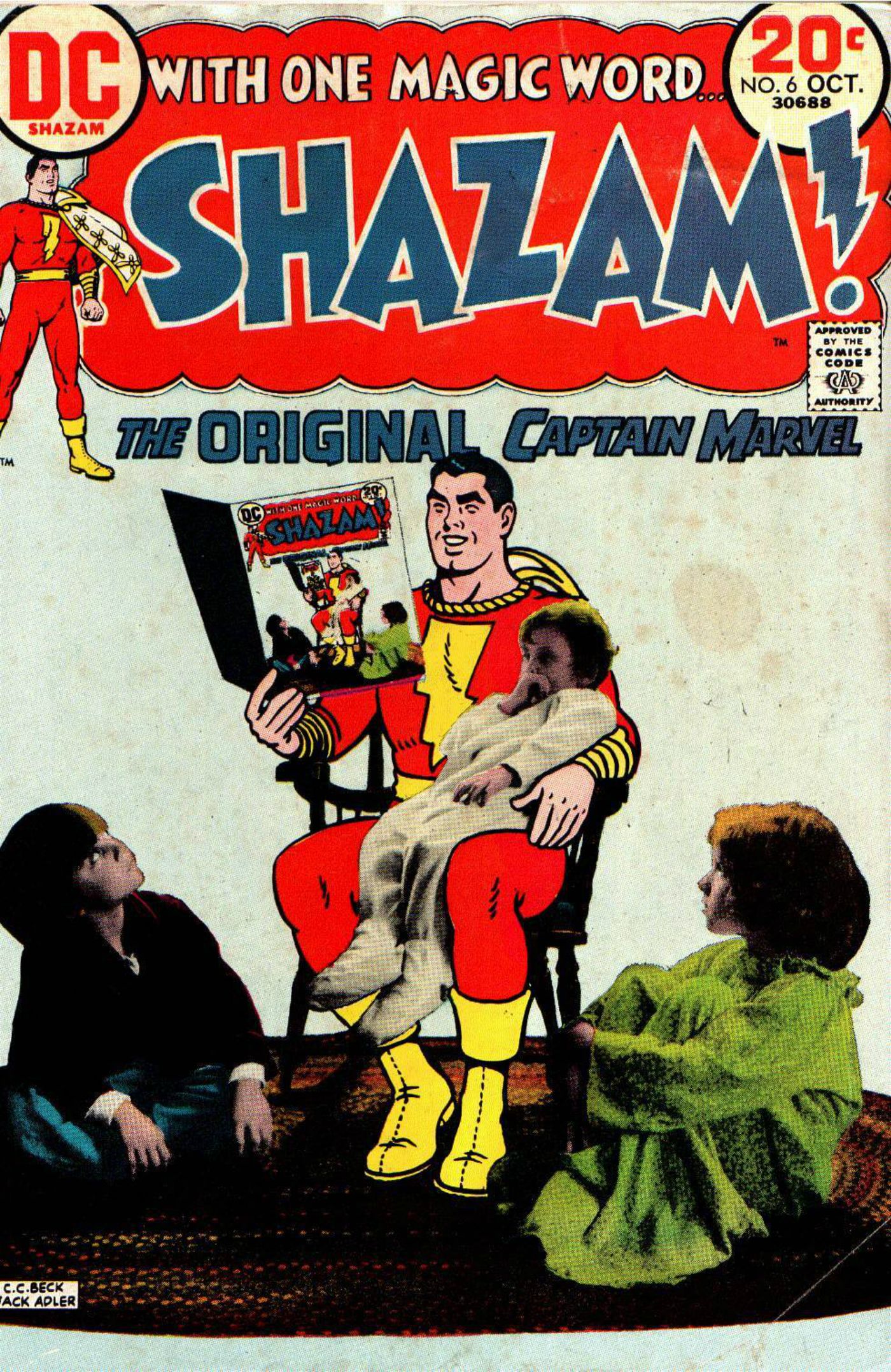 shazam-captain-marvel-with-kids