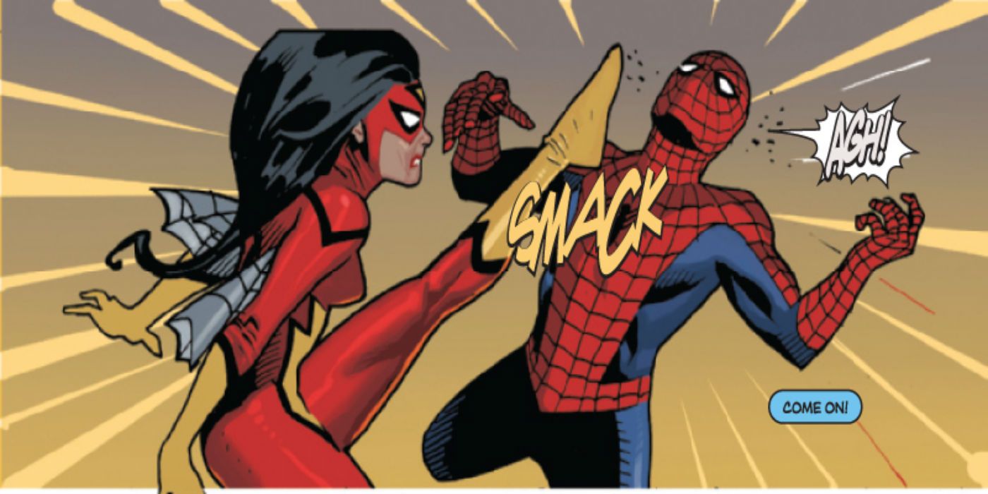 spider-woman tries to kill spider-man