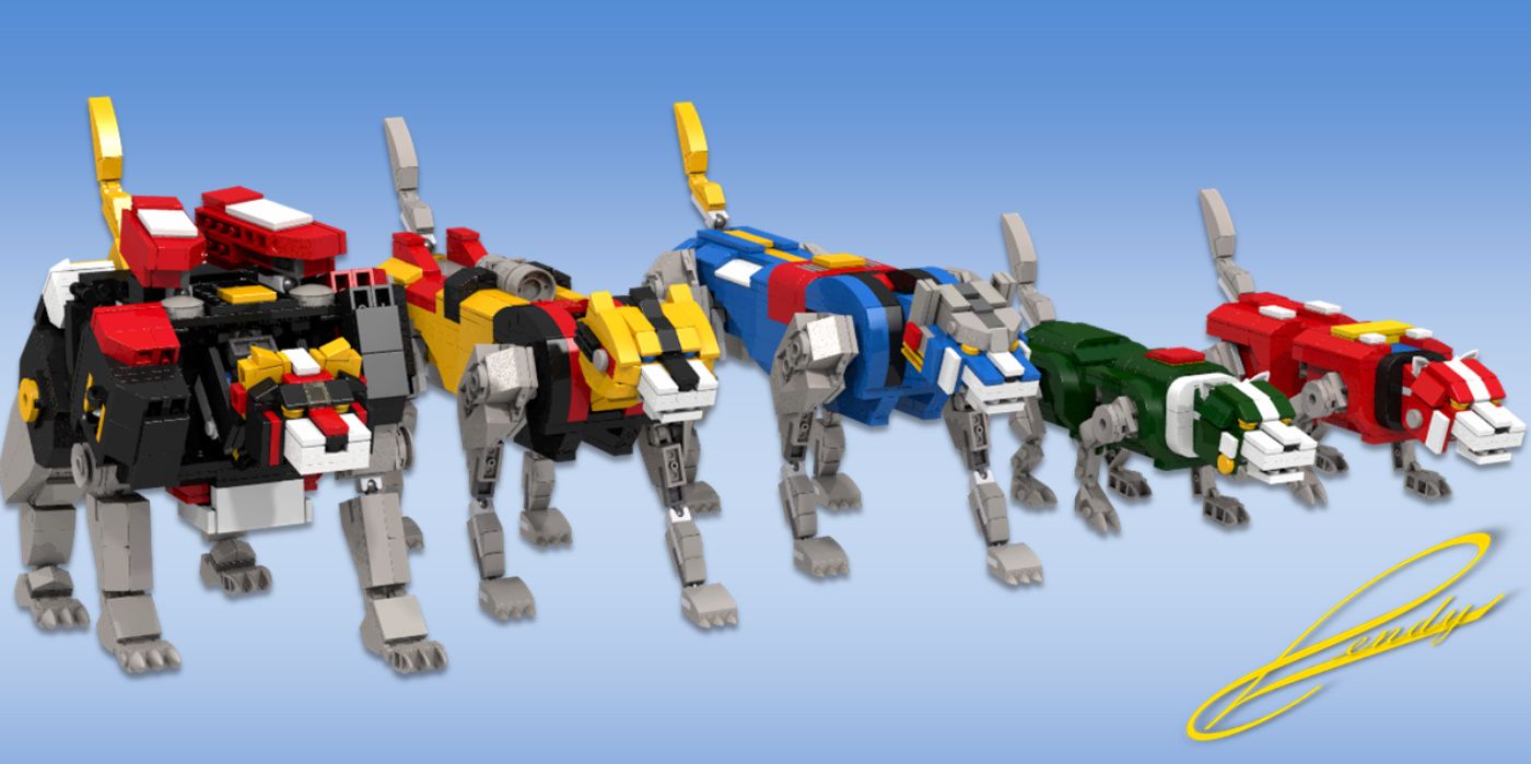 voltron defender of the universe lego ideas headers