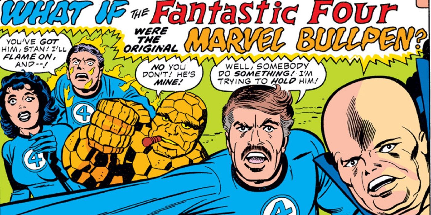 The Marvel Bullpen as the Fantastic Four