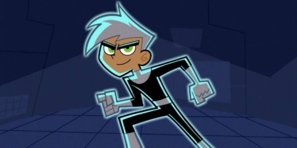 Danny Phantom looking confident in his animated series