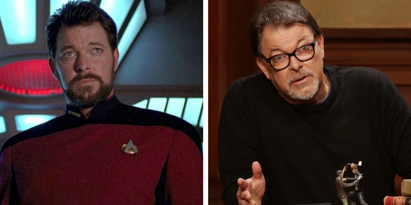 Jonathan Frakes Then and Now