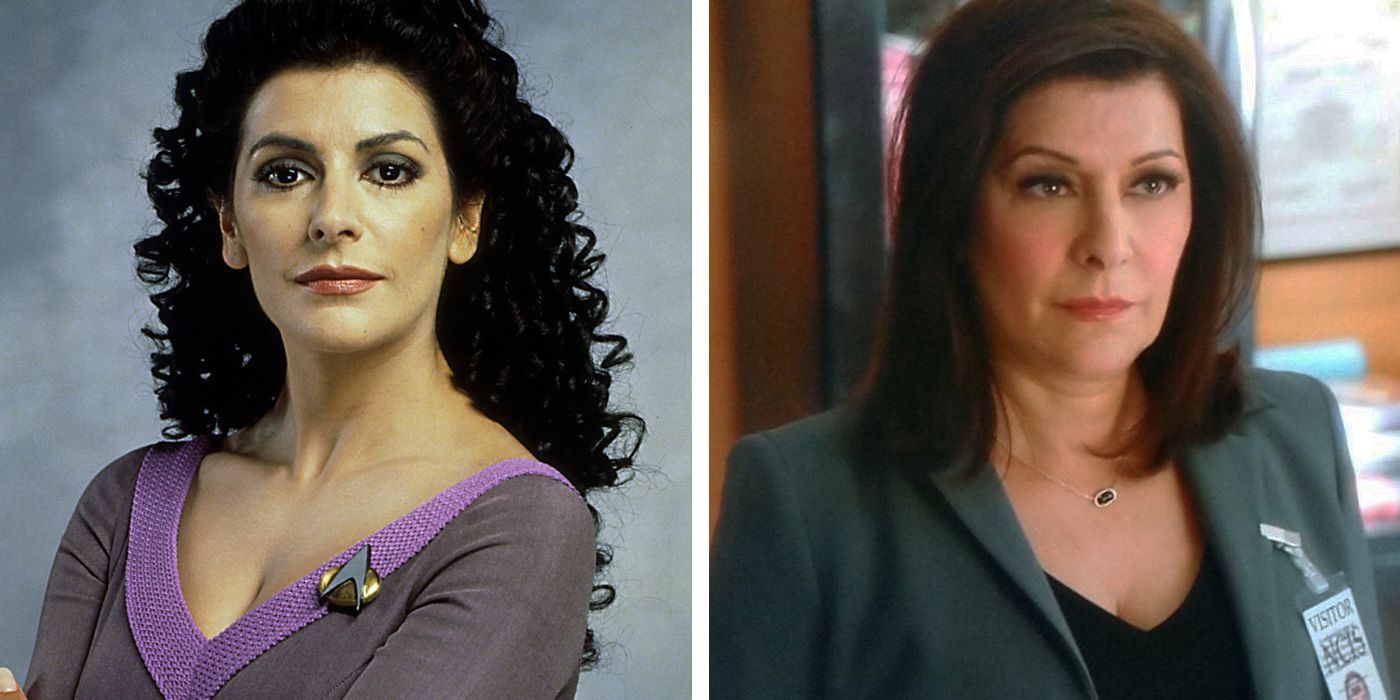 Marina Sirtis Then and Now