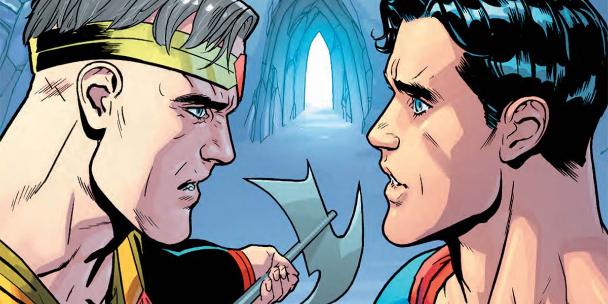 Mister Oz confronts Superman in DC Comics
