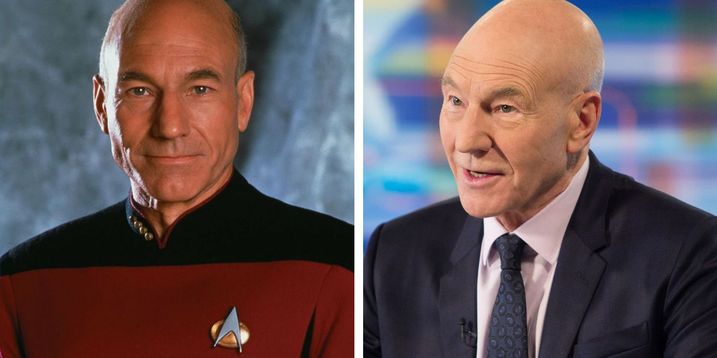 Patrick Stewart Then and Now