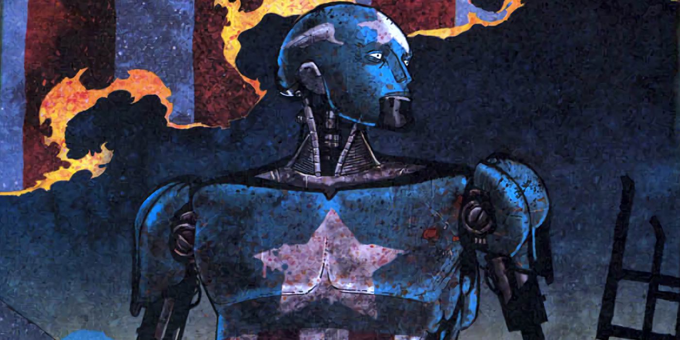 Robot Captain America JH WIlliams