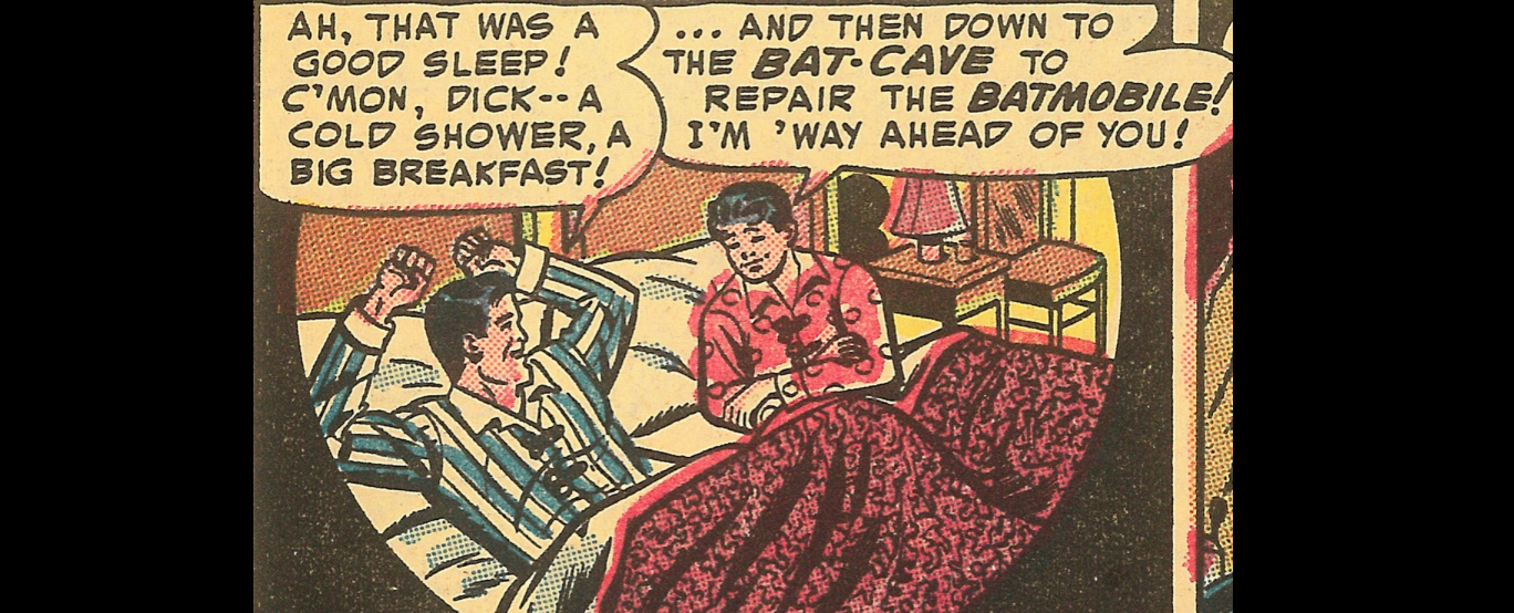 Batman &amp; Robin Share Bedroom