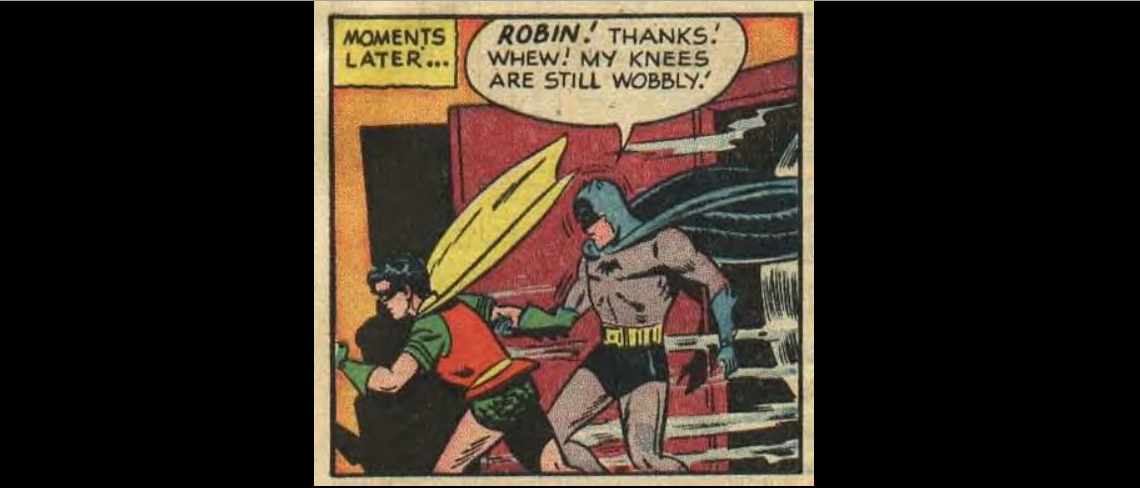 Batman &amp; Robin Wobbly Knees