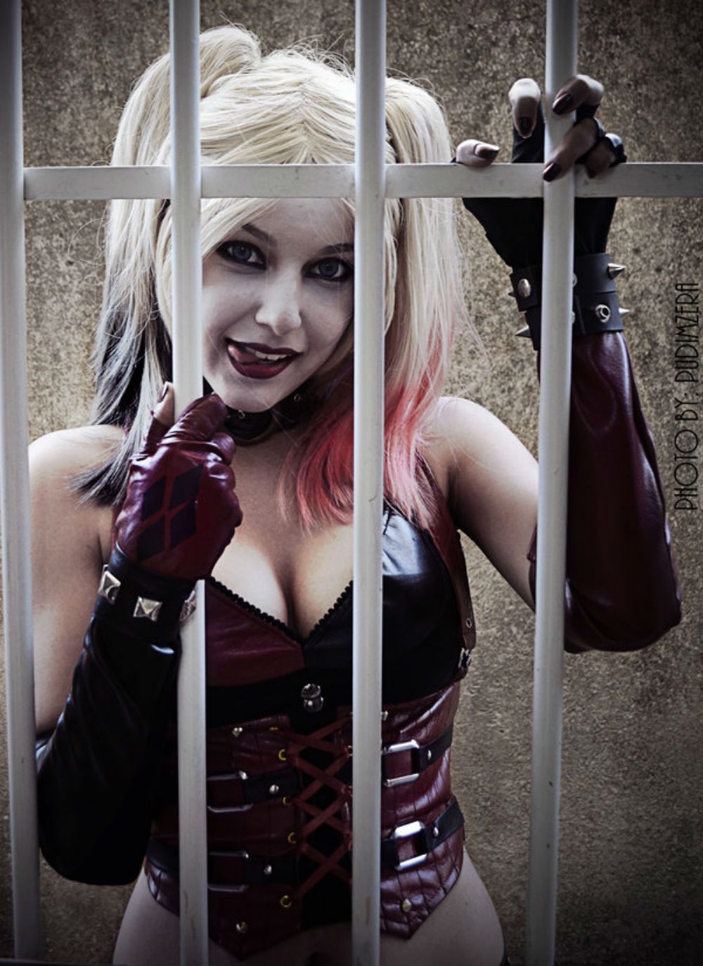 Shermie as Harley Quinn