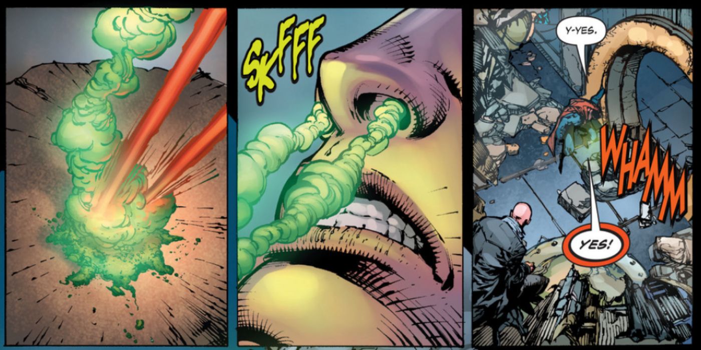 Ultraman snorts Kryptonite Forever Evil