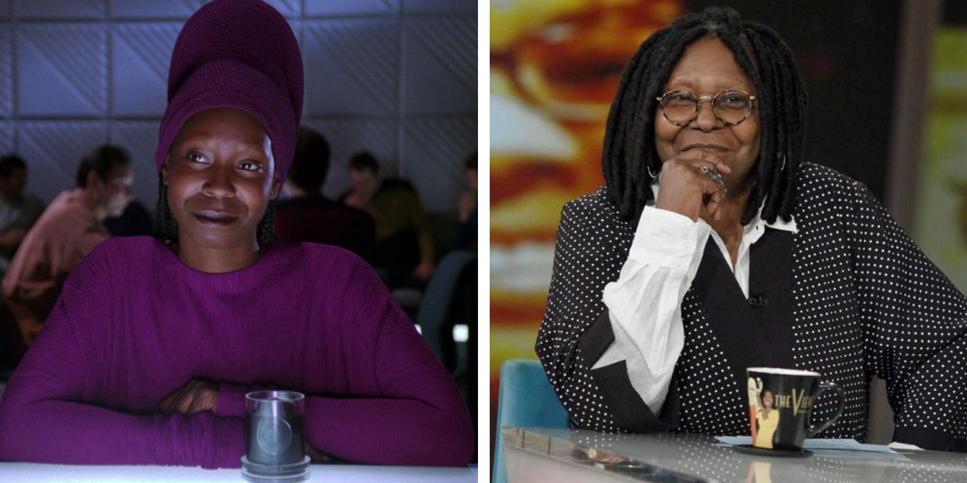 Whoopi Goldberg Then and Now
