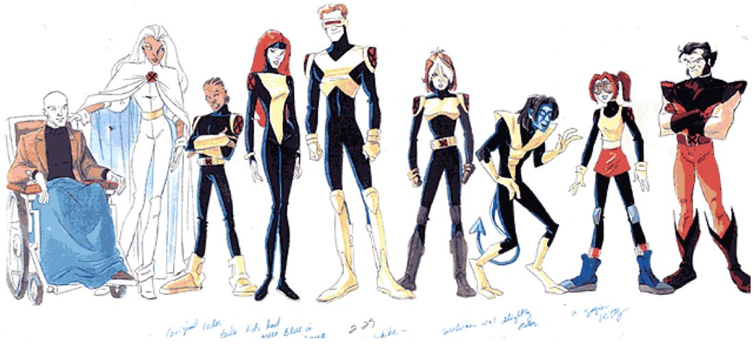 X-men Evolution Classic Costumes