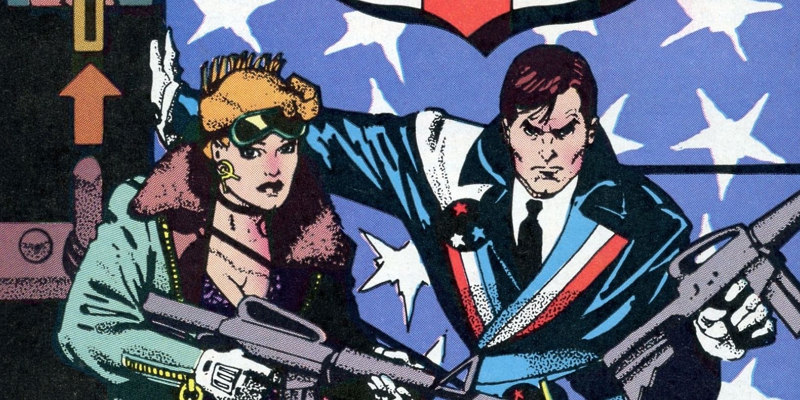 american flagg comic book series header