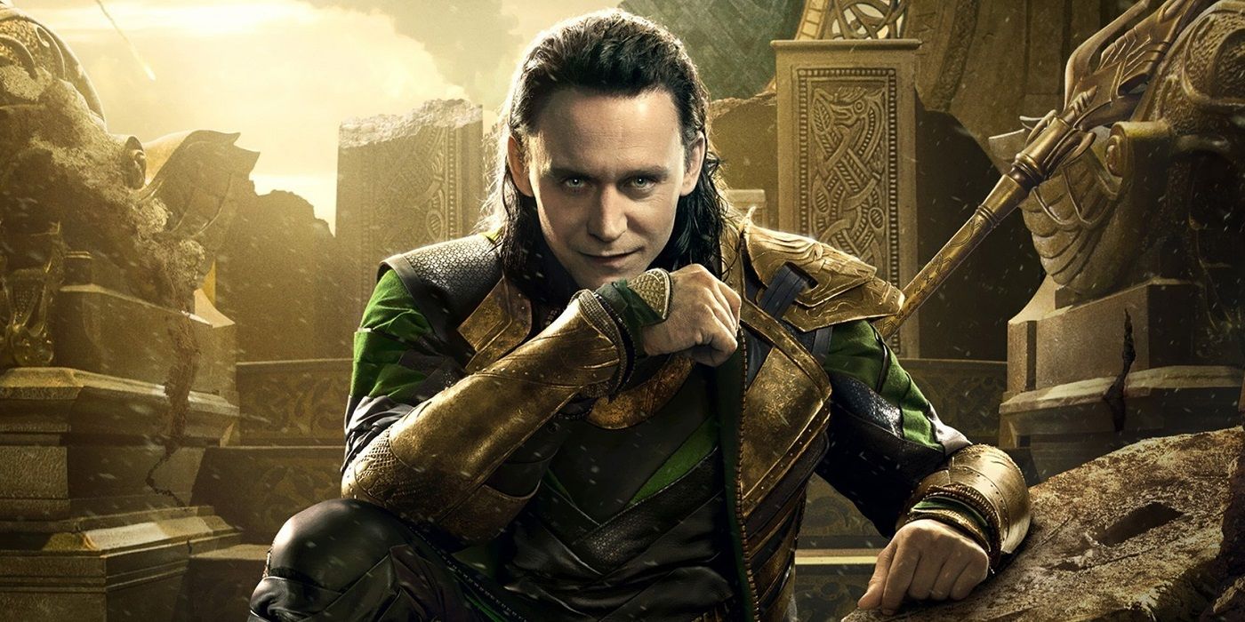 Loki sitting down in Asgard.