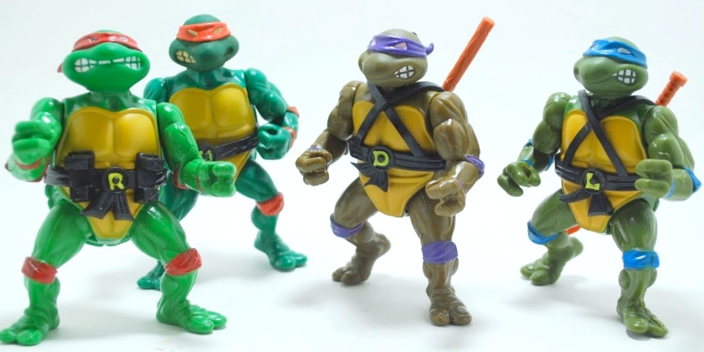 TMNT Teenage Mutant Ninja Turtles 5" 2014 Set of 4 Loose Action Figures Comic 