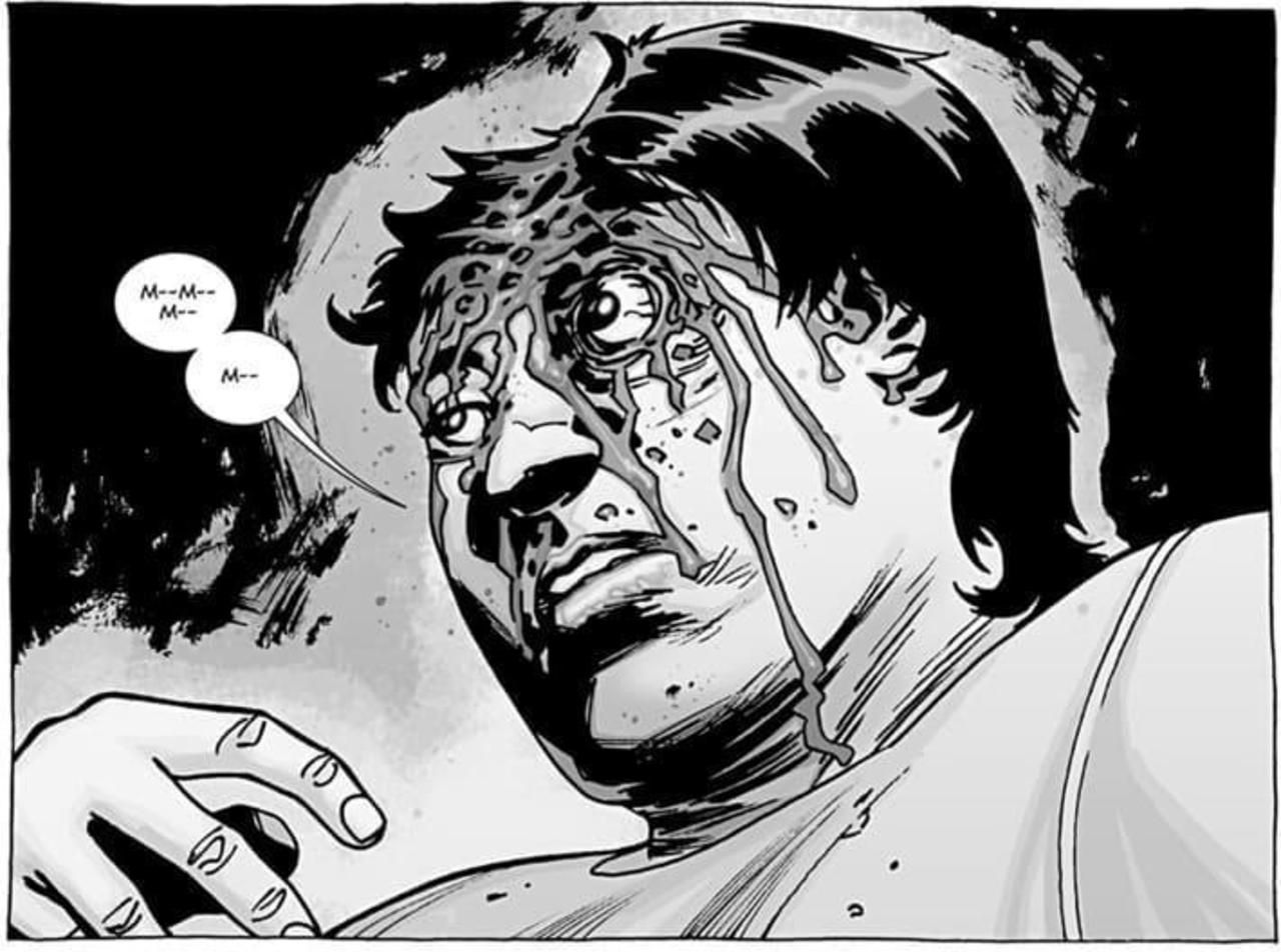Glenn killed in The Walking Dead comic panel