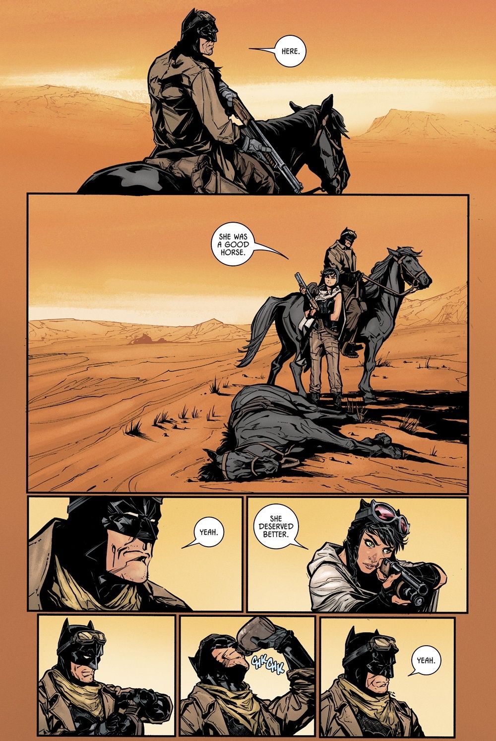 Batman comic book desert costume