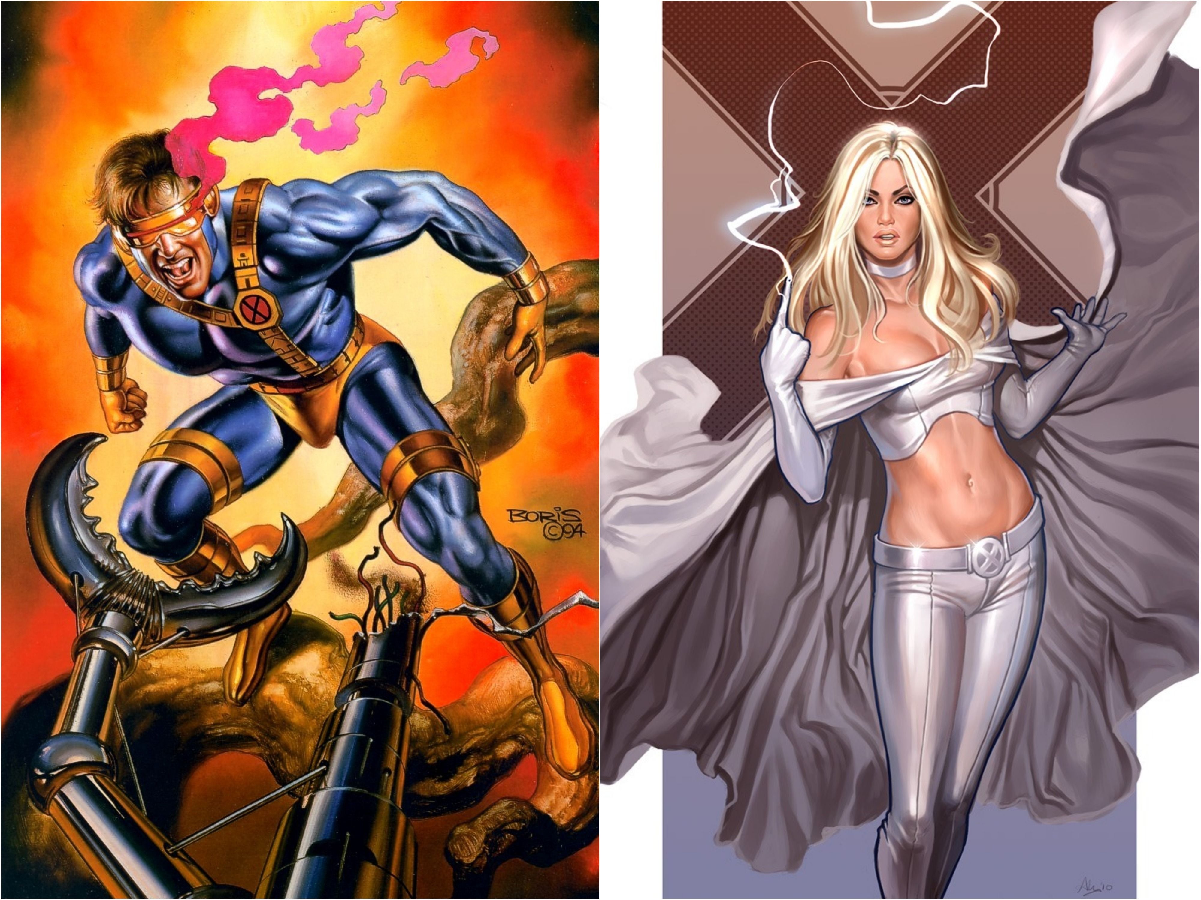 Cyclops and Emma Frost