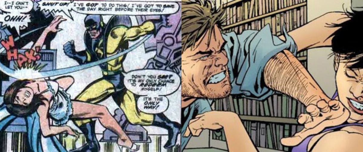 Hank Pym Punches The Wasp