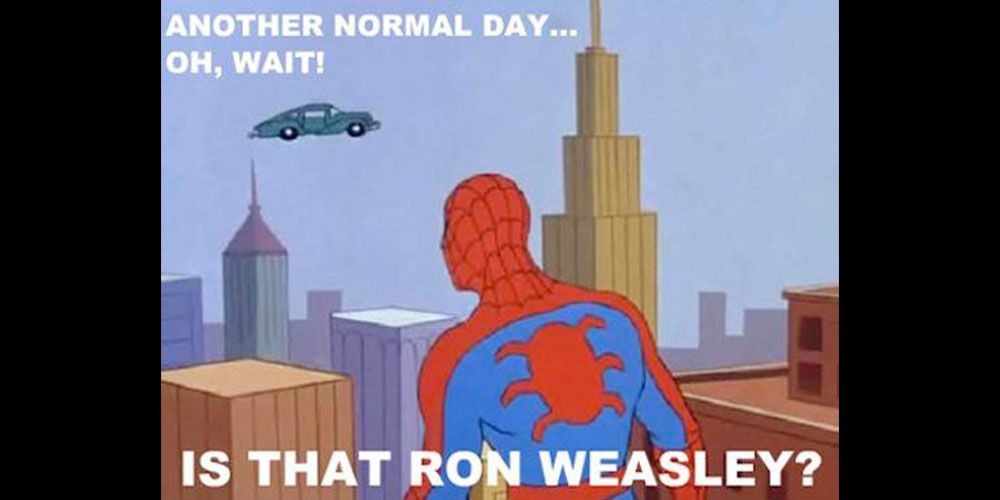 Harry_Potter_Flying_Car_Spider-Man_Meme