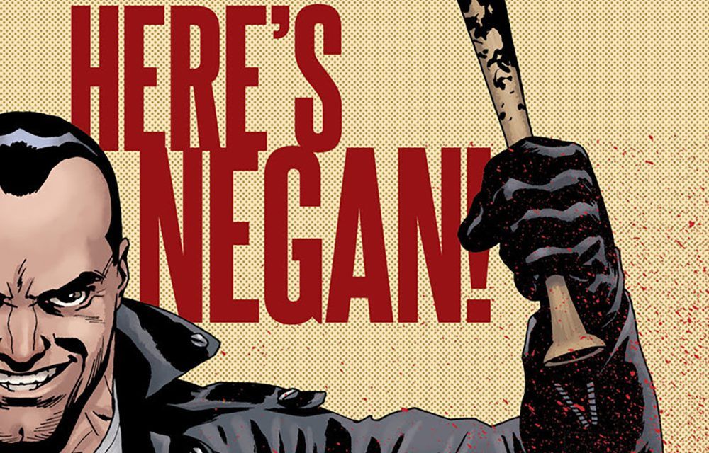 Here's Negan Comic Cover portion