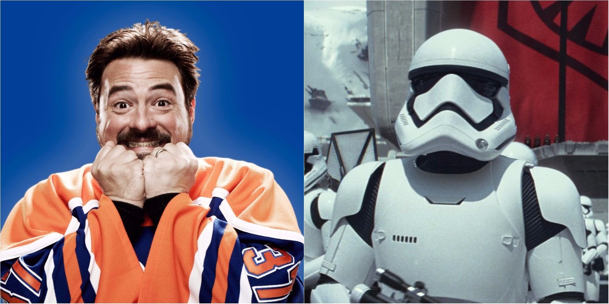 Kevin Smith and Star Wars First Order Stormtrooper