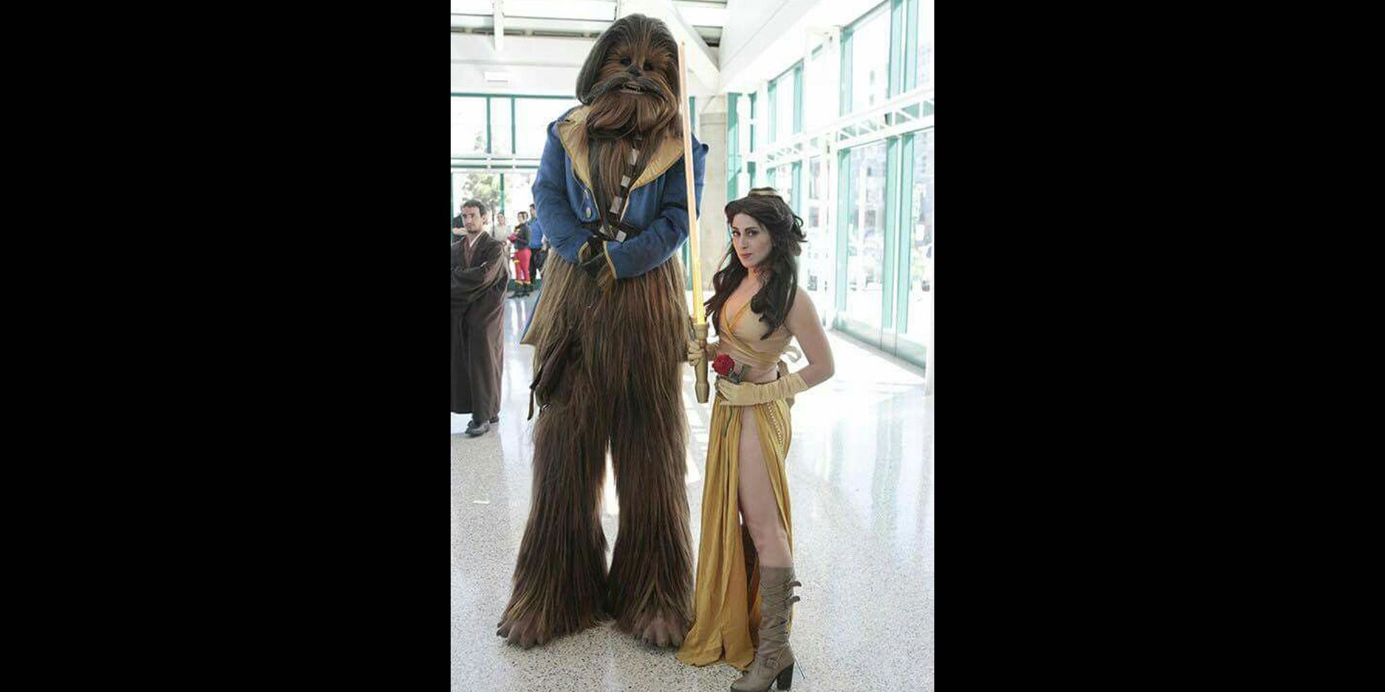 Leia Belle and Beast Wookie Cosplay