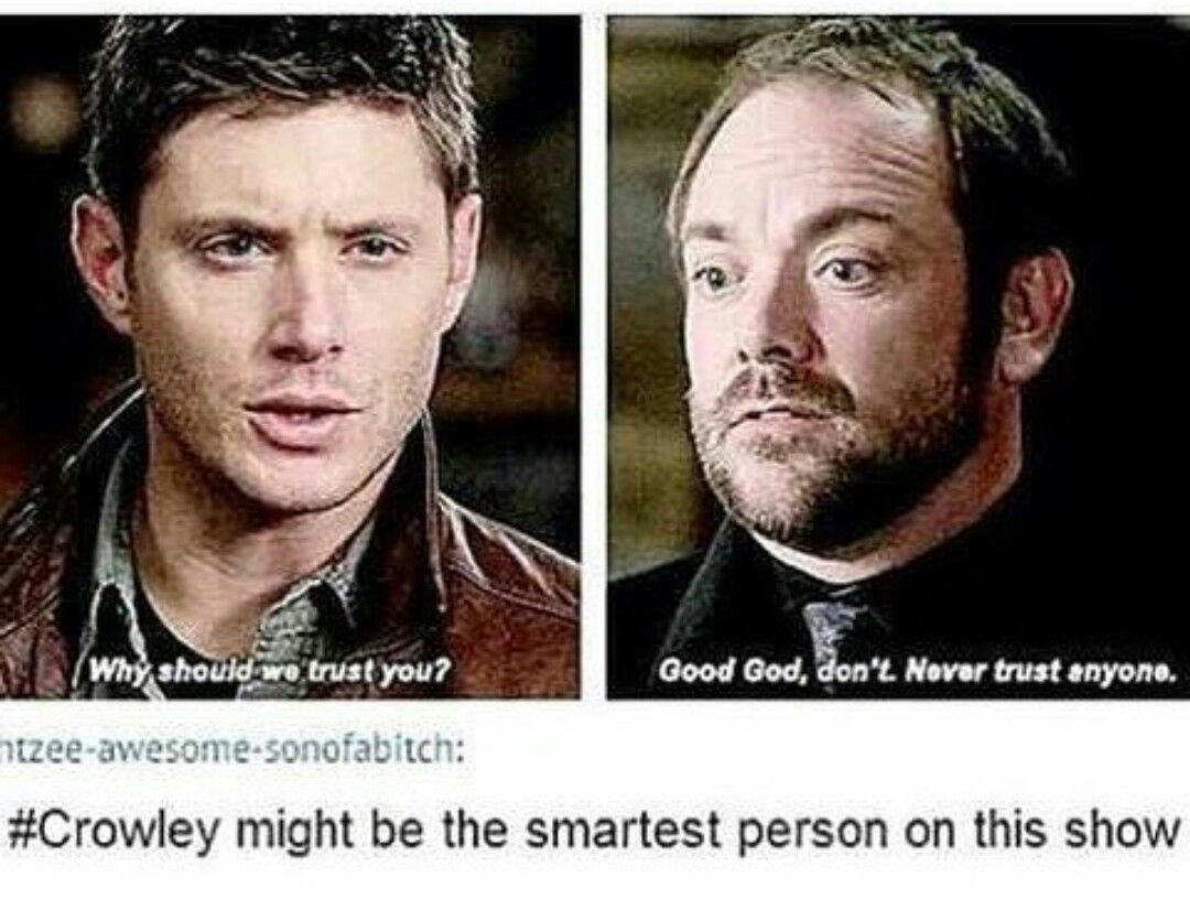 Never trust Crowley