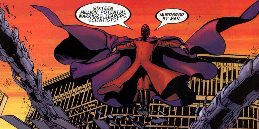 Magneto attacks humanity in Planet X comic.