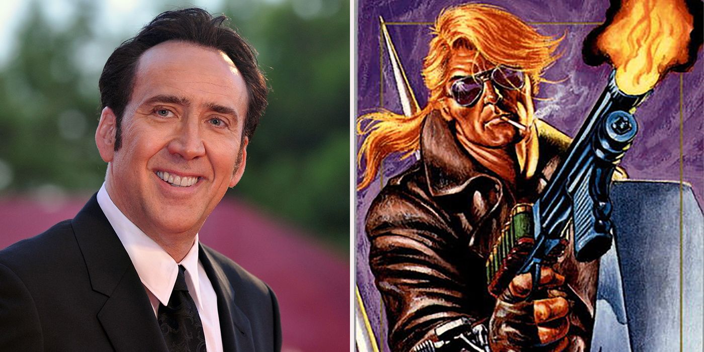 Nicolas Cage Johnny Blaze Ghost Rider