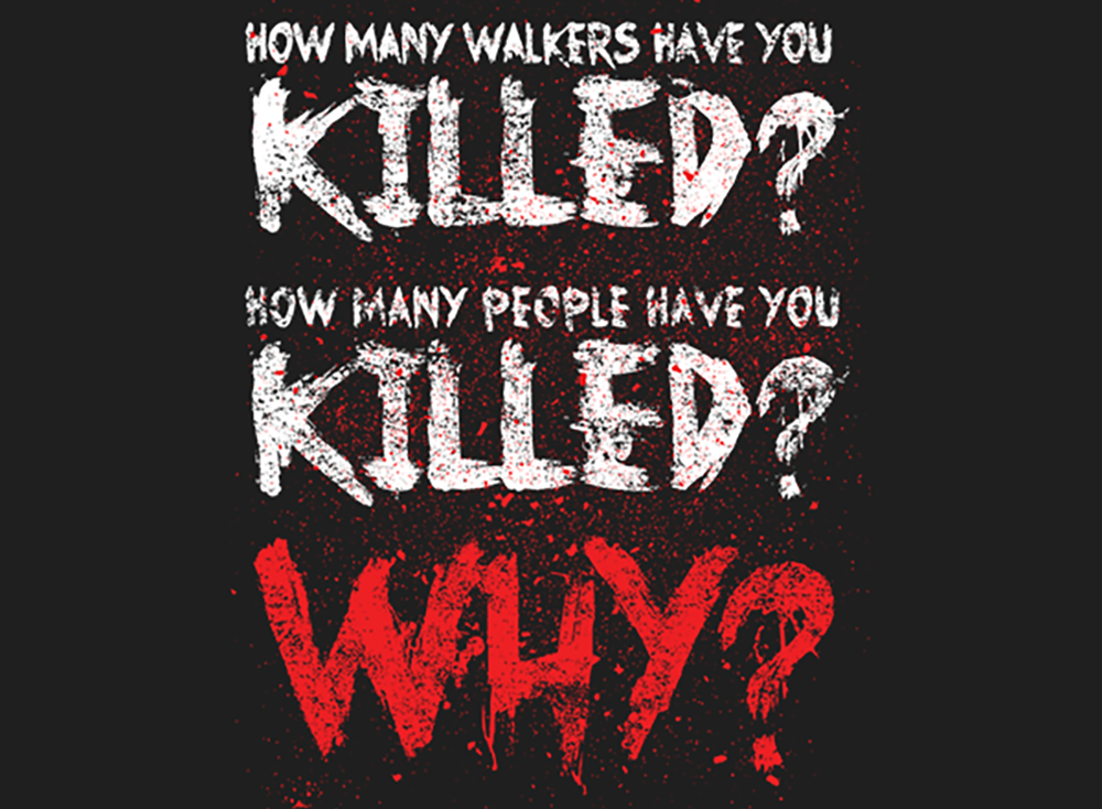 Rick's three questions T-Shirt Design cropped