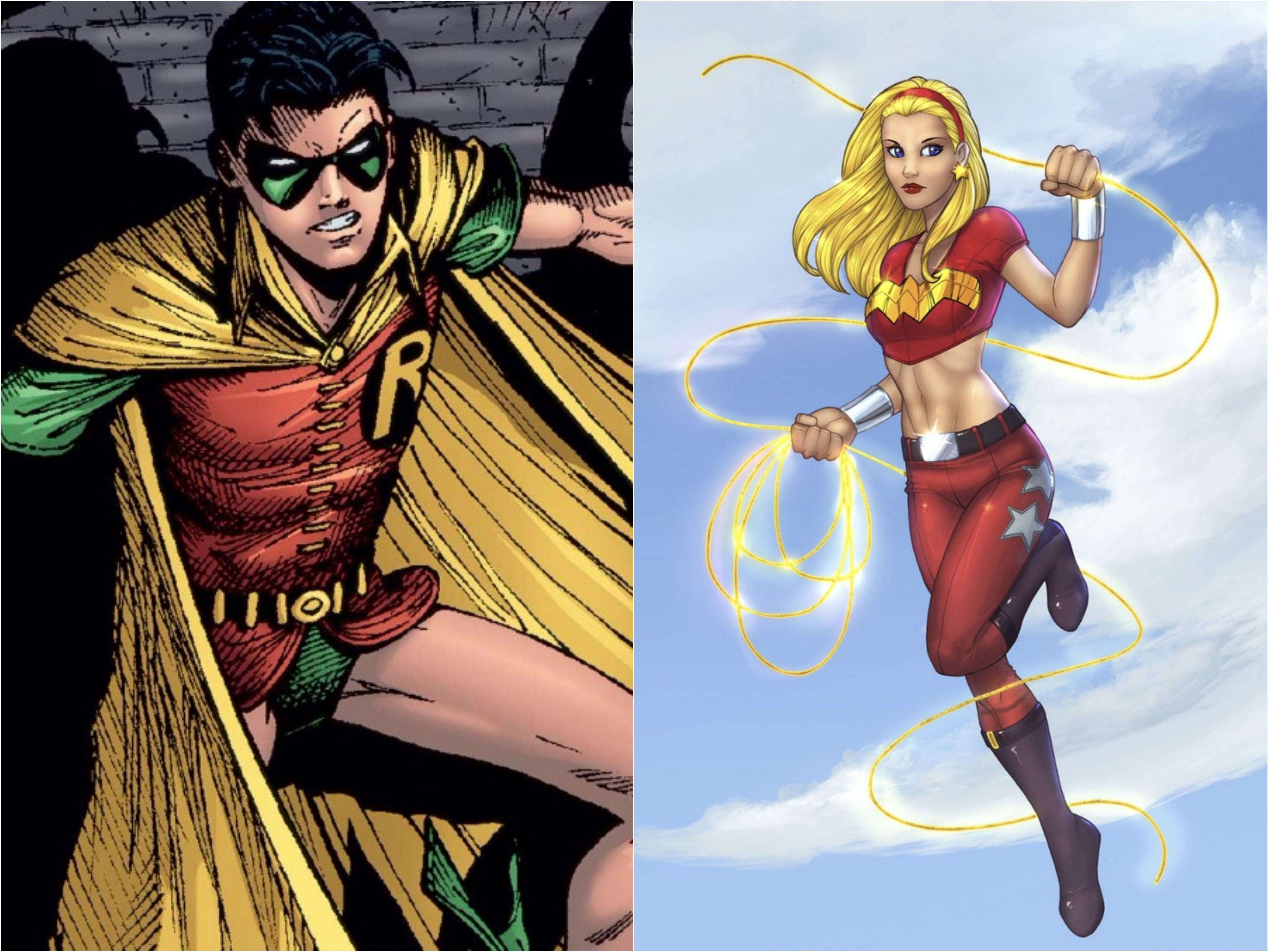 Robin and Wonder Girl
