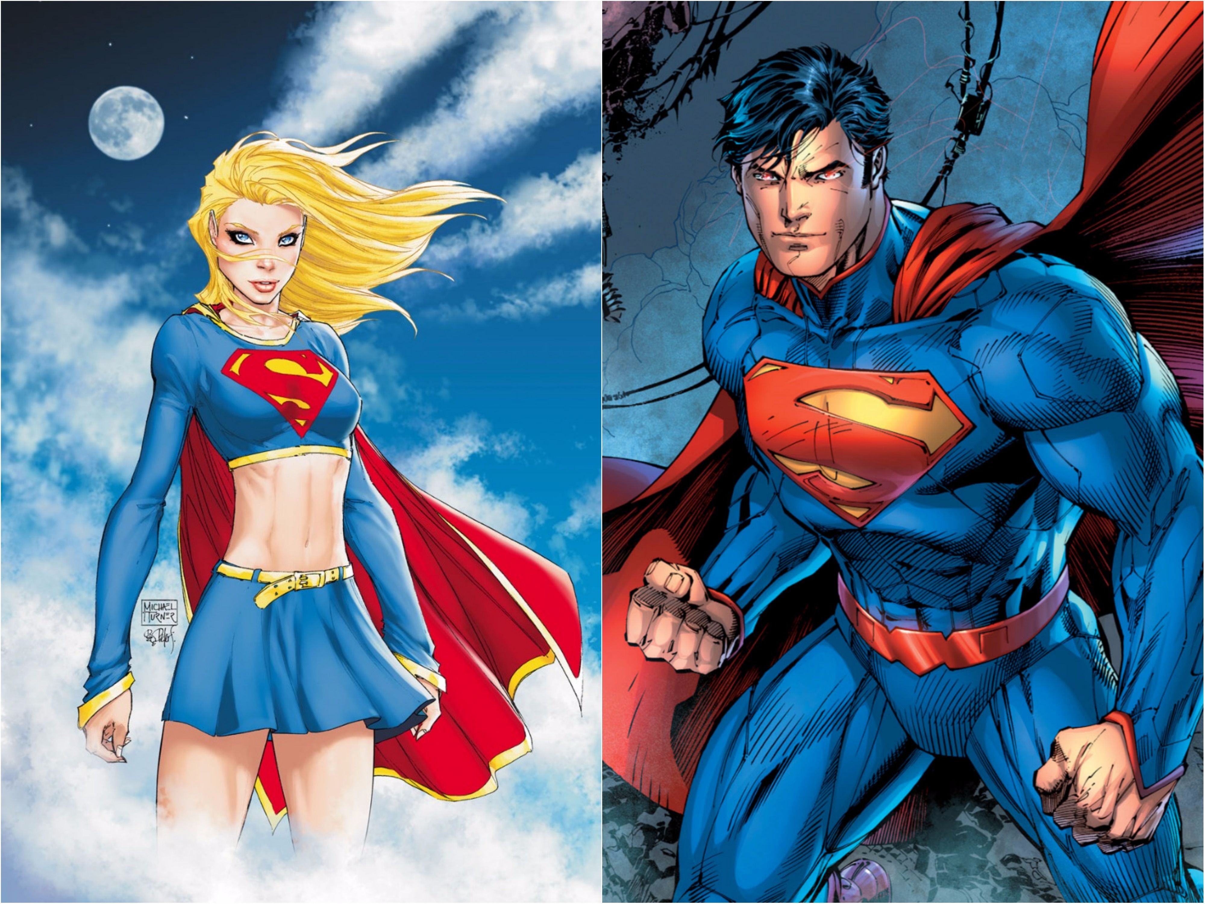 Superman and Supergirl