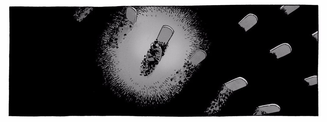 The Walking Dead 172 page 20 Rick sleeping on a grave