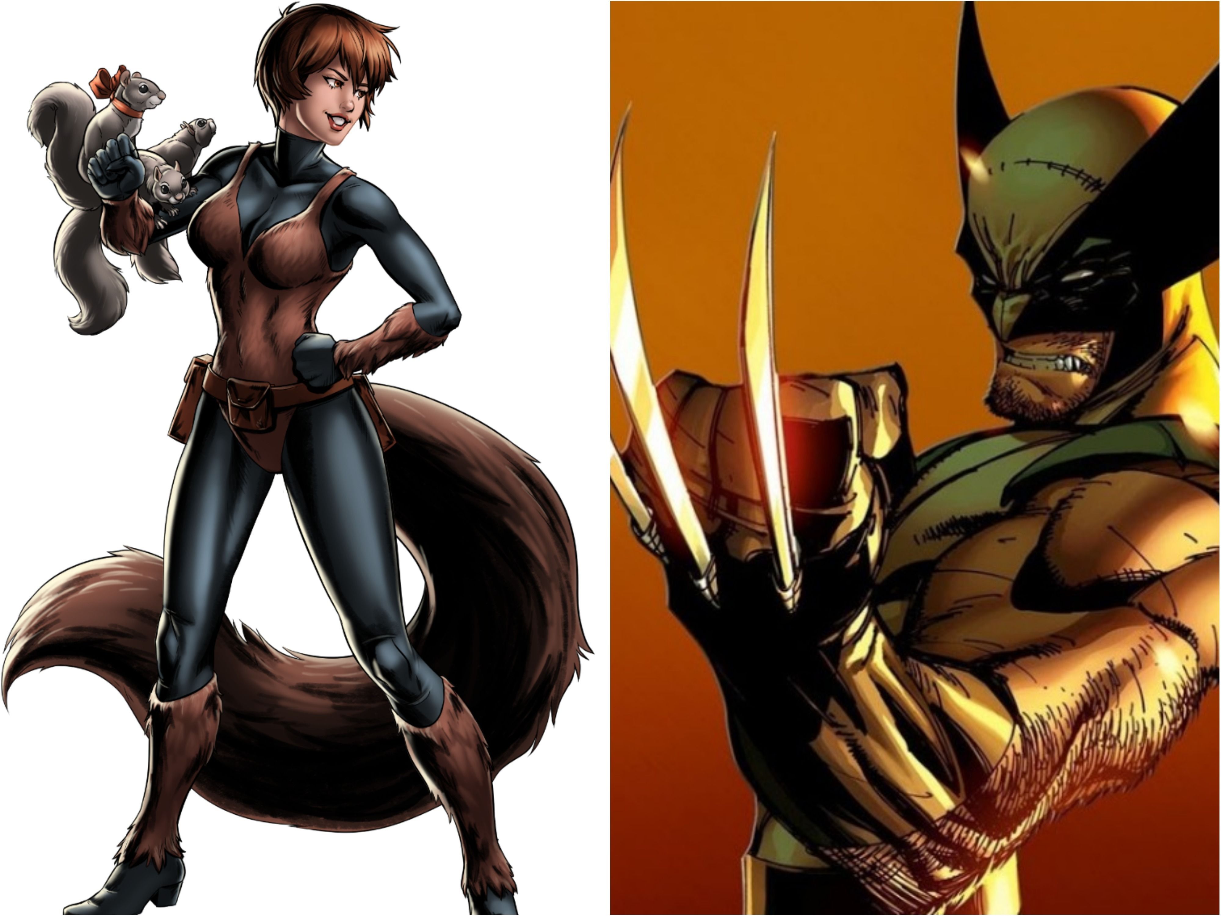 Wolverine and Squirrel Girl