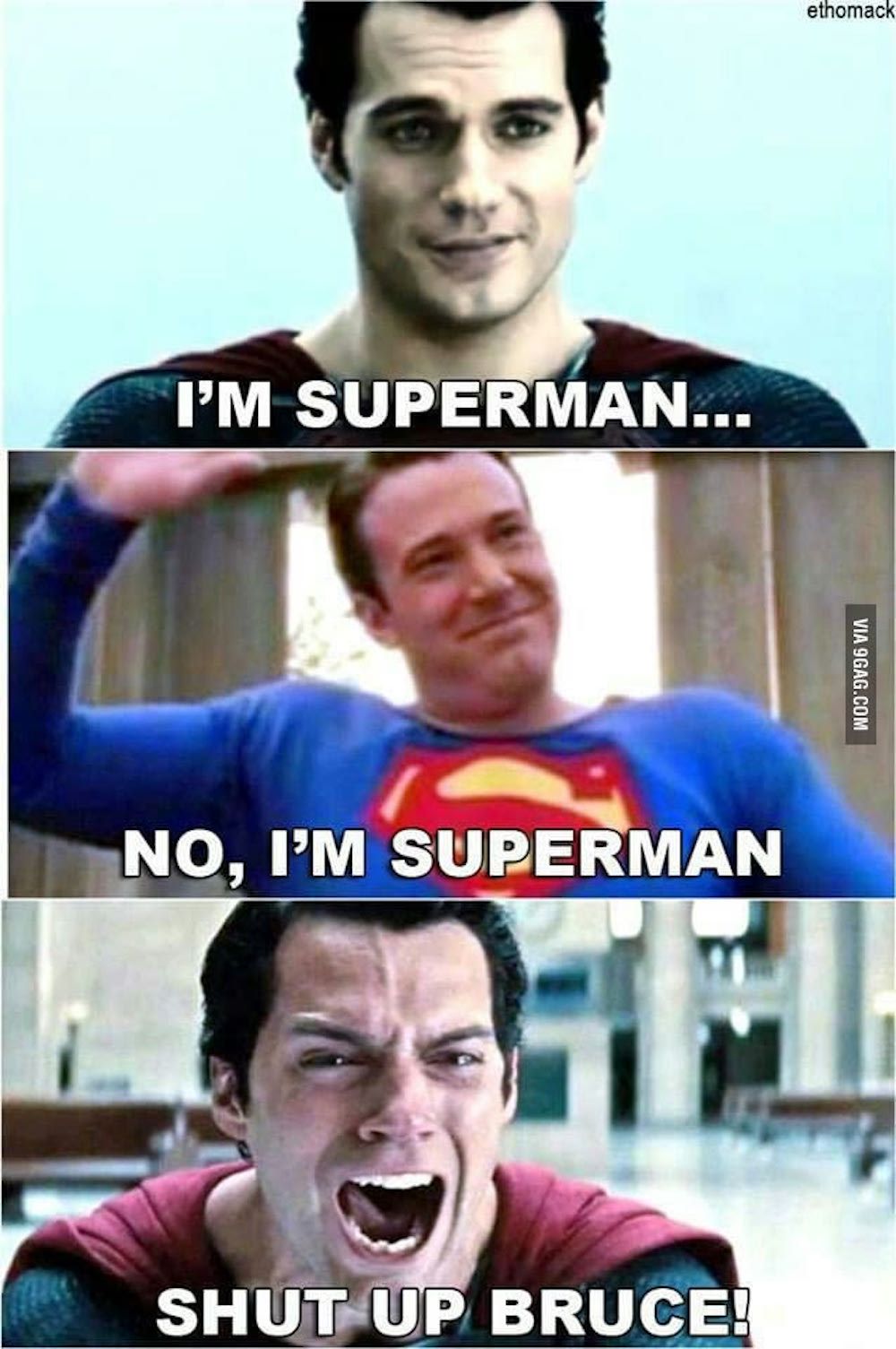 affleck superman batman meme