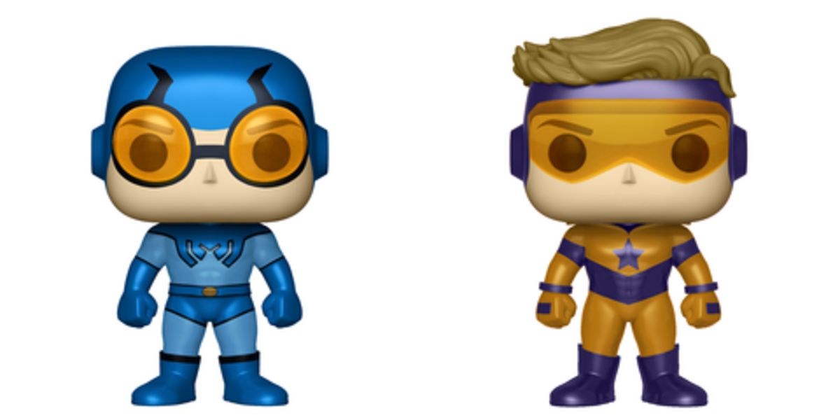 blue beetle booster gold funko pop 2 pack