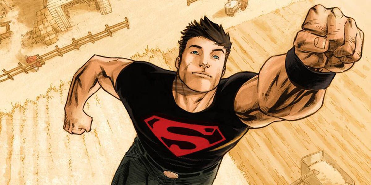 DC Comics - Conner Kent Flies Over Kent Farm In The Iconic Superman Pose