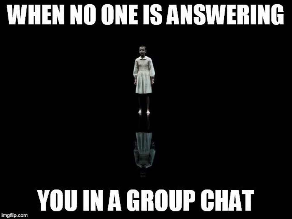 group chat meme stranger things
