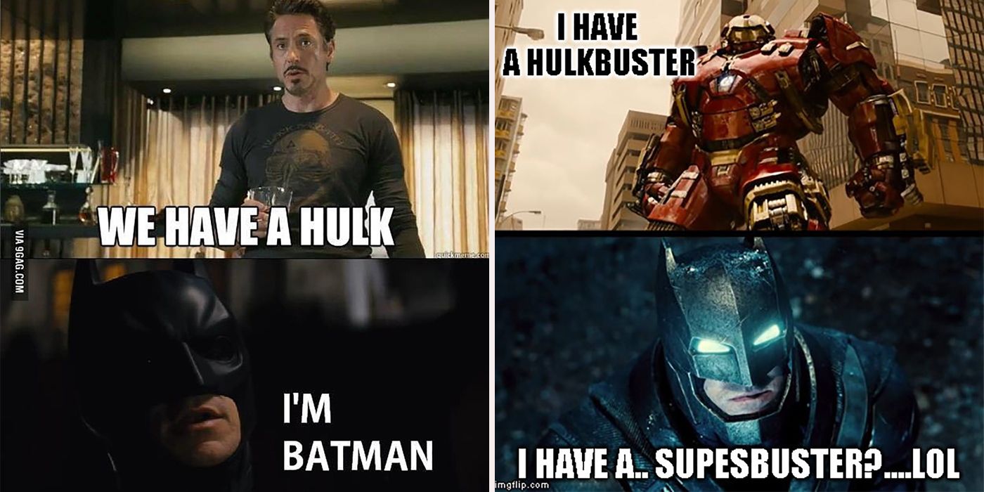superman vs the avengers meme