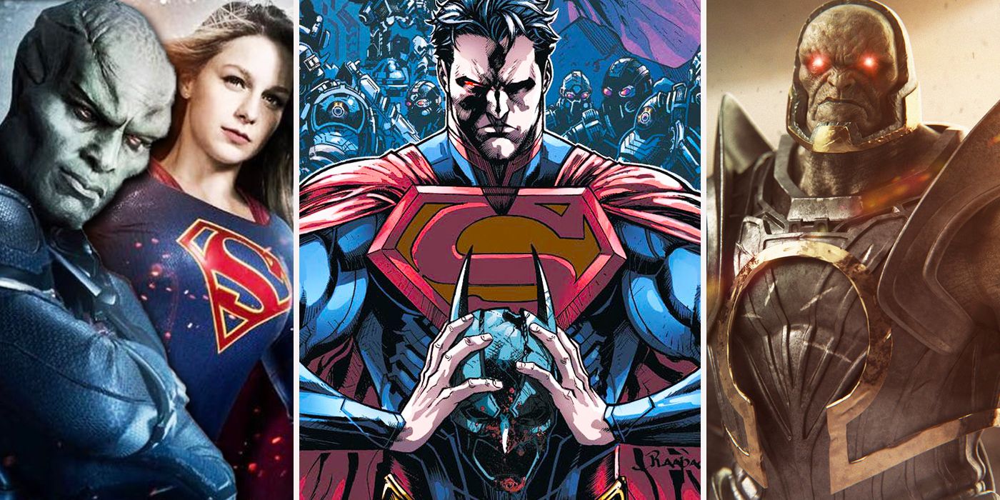 justice league superman supergirl darkseid
