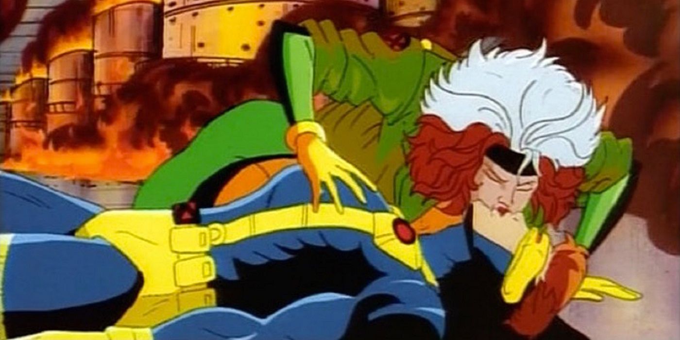 Rogue realiza RCP em Ciclope em X-Men: The Animated Series