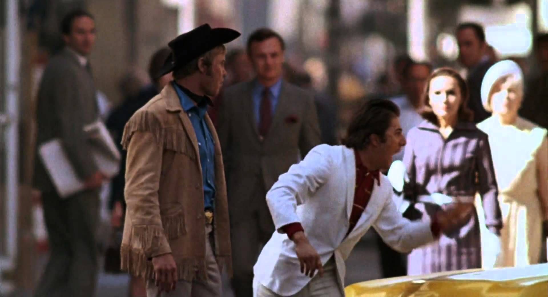 You can walk here. Midnight Cowboy movie.