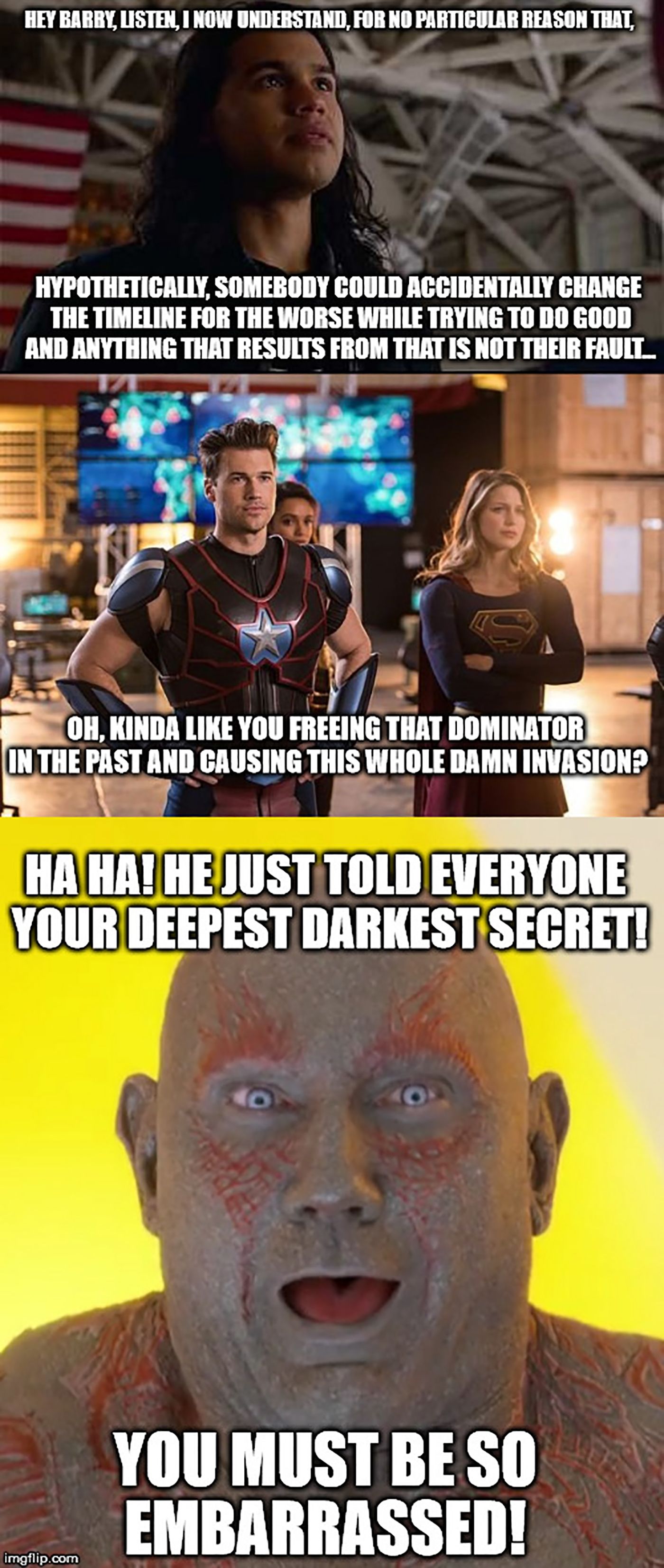 Legends of Tomorrow Drax Darkest Secret