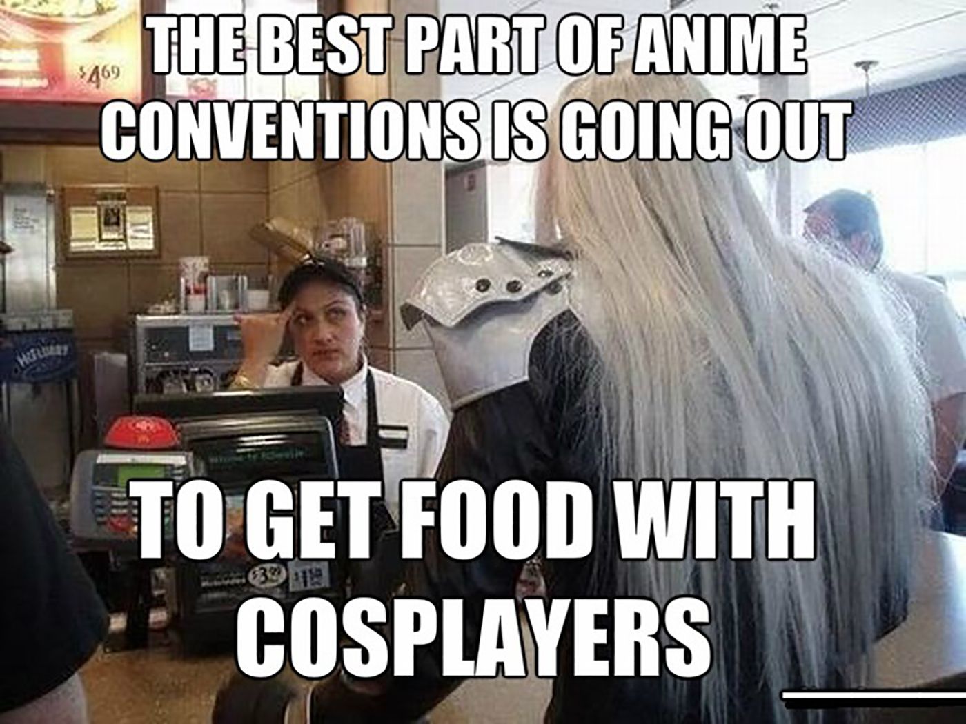 Eating While In Cosplay Meme